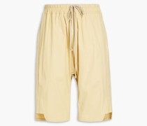 Shorts aus Canvas aus einer Baumwollmischung mit Tunnelzug