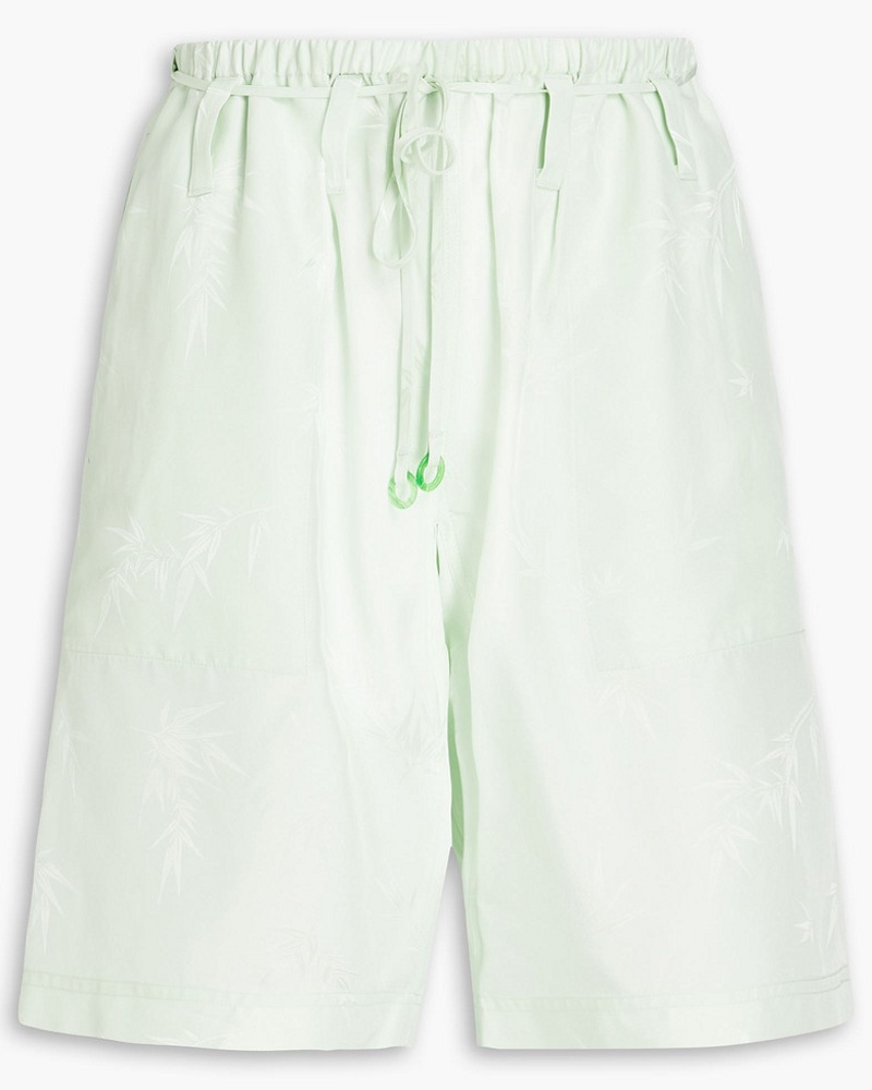 Alexander Wang Damen Shorts aus glänzendem Jacquard