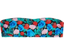 Bella Bandeau-Bikini-Oberteil mit floralem Print S