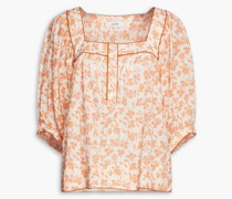 Leroye Bluse aus Baumwolle mit floralem Print S