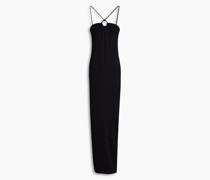 Forro Maxikleid aus Stretch-Jersey mit Ringdetails