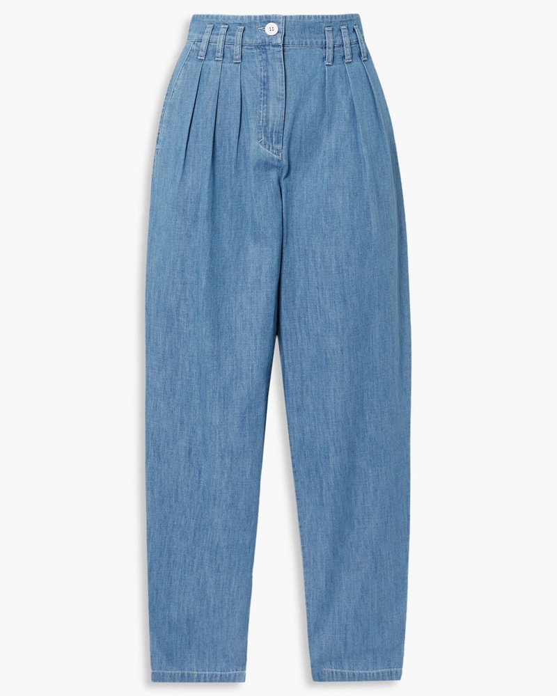 See by Chloé Damen Flou hoch sitzende Karottenjeans mit Falten