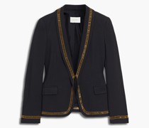 Layla Blazer aus Twill mit Zierperlen