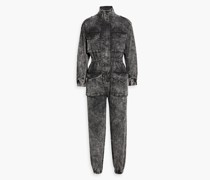Jumpsuit aus Denim inAcid-Waschung