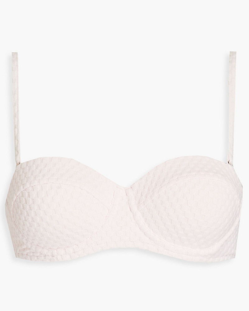 Seafolly Australia Damen Riviera Bikini-Oberteil aus Stretch-Piqué mit Bügel Seafolly Australia Damen Riviera Bikini-Oberteil aus Stretch-Piqué mit Bügel