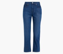 Hoch sitzende Jeans mit geradem Bein 25