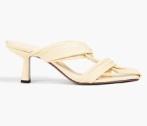 Proxima Mules aus Leder mit Twist-Detail