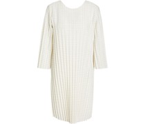 Kleid aus Webstoff mit Falten und Karomuster