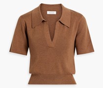 Pullover mit Polokragen, Twist-Detail und Cut-outs