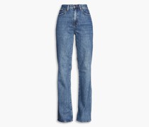 Steve-Tilbury hoch sitzende Schlagjeans inDistressed-Optik 25