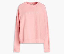 Suprette Sweatshirt aus Baumwollfrottee mit Stickereien