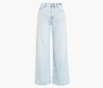 Hepburn hoch sitzende Jeans mit weitem Bein 27