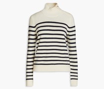 Montsi Rollkragenpullover aus Kaschmir mit Streifen