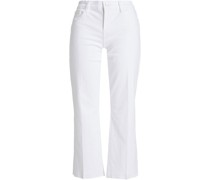 Halbhohe Cropped Bootcut-Jeans 23