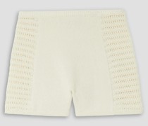 Kabir Shorts aus gehäkeltem Leinen