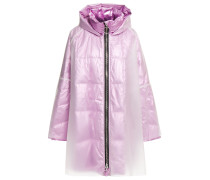 Raincoat Daunenmantel aus beschichtetem Shell und PVC mit Kapuze