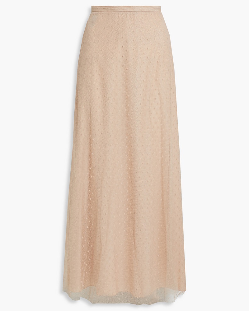 RED Valentino Damen REDValentinoMaxirock aus Point d'Esprit