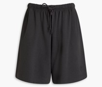 Shorts aus gebürstetem Frottee aus einer Bio-Baumwomischung