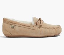 Prost Loafers aus Veloursleder mit Shearling-Futter