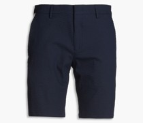 Shorts aus Seersucker aus einer Baumwollmischung 30