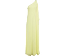 Vivian drapierte Robe aus Jersey mit asymmetrischer Schulterpartie
