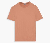 T-Shirt aus Baumwoll-Jersey mit Flammgarneffekt 0