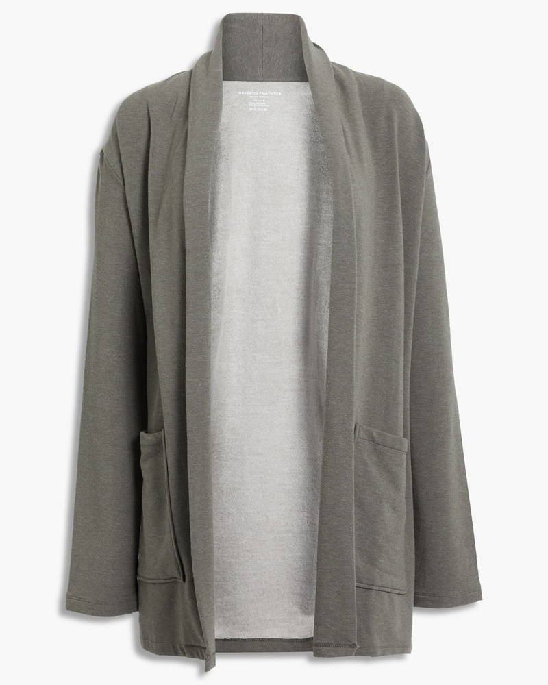 Majestic Damen Cardigan aus meliertem Jersey 1