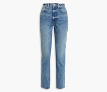 Beatnik hoch sitzende Jeans mit schmalem Bein inausgewaschener Optik 23