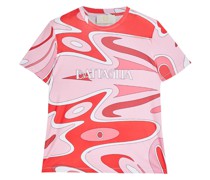 T-Shirt aus Stretch-Jersey mit Print