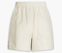 Shorts aus Popeline aus einer Baumwollmischung
