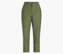 Alex Cropped Karottenhose aus Stretch-Baumwolle