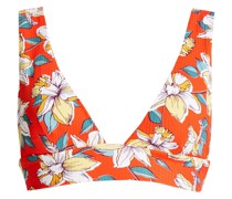 Vivian Hibiscus Triangel-Bikini-Oberteil mit floralem Print