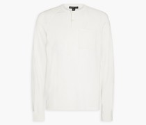 Pullover aus einer Baumwoll-Kaschmirmischung 0