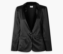 Audrey Blazer aus Seiden-Charmeuse