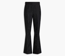 Dalton Schlaghose aus Stretch-Jacquard
