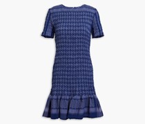 Celine Minikleid aus Baumwoll-Jacquard mit Raffung S