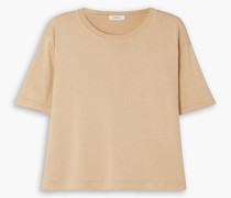 T-Shirt aus einer Seiden-Baumwollmischung