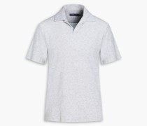 Faustino Poloshirt aus Frottee aus einer Baumwoll-, Lyocell-Leinenmischung XL
