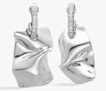 Ohrringe aus Silber mit Kristallen