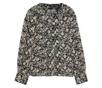 Amel Bluse aus Baumwollgaze mit floralem Print
