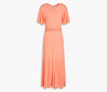 Midikleid aus einer Tencel™-Mischung mit Gürtel