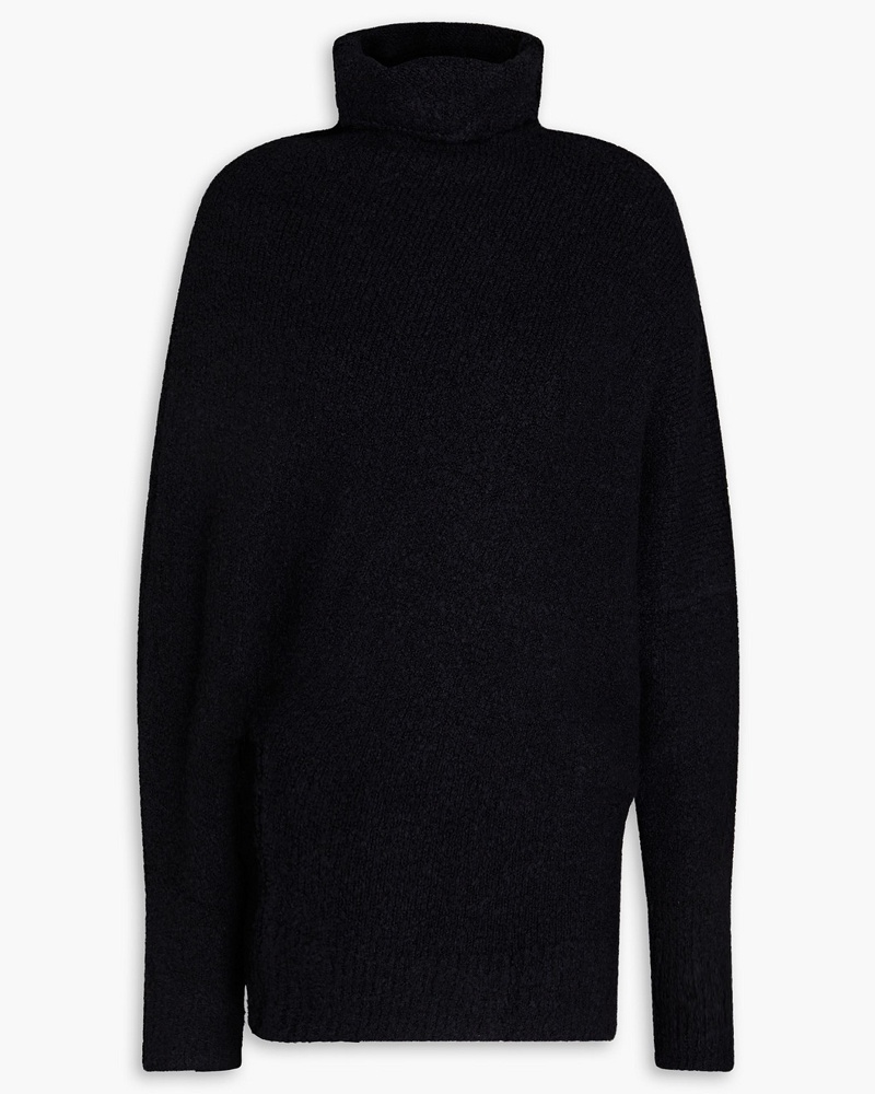 Proenza Schouler Damen Rollkragenpullover aus geripptem Bouclé-Strick
