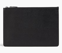 Pochette aus Narbenleder