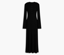Elia Maxikleid aus einer gerippten Woll-Kaschmirmischung S