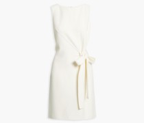 Kleid aus einer Wollmischung mit Schleife