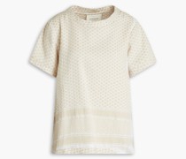 Oberteil aus Baumwoll-Jacquard S