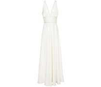 Song Flower Brautkleid aus Satin mit Kristallverzierung