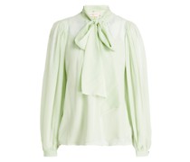 Schluppenbluse aus Seidenchiffon