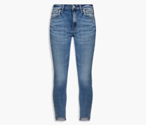 Monterosso hoch sitzende Cropped Skinny Jeans