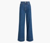 Ms. Onassis hoch sitzende Jeans mit weitem Bein